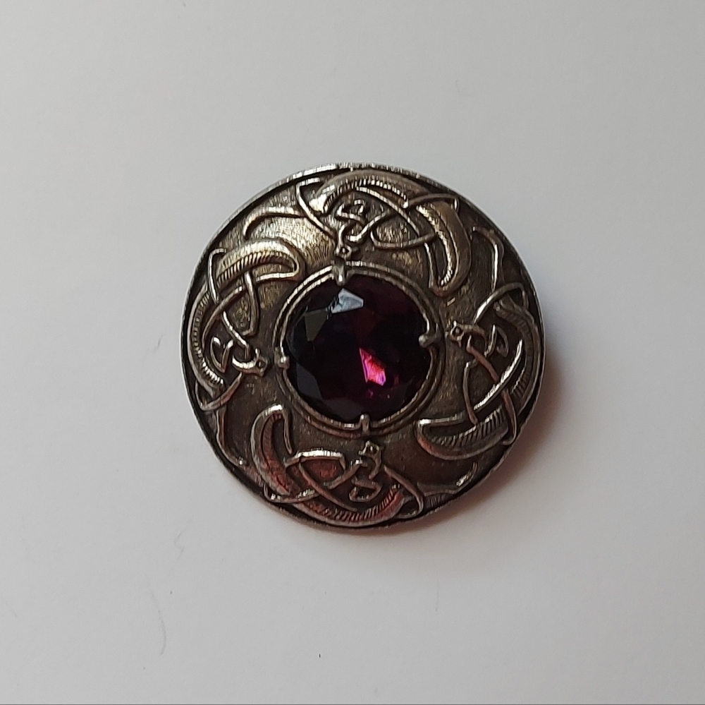 Celtic, Viking Brooch/Necklace, 1970's Miracle Brooch